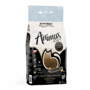49  litrów 31kg AnimaxKot Golden Line 3mm ,  żwirek zbrylający dla kota peletka 3mm !!! zestaw 7 worków, 1karton, wysylka w cenie