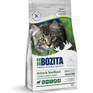Bozita ACTIVE & STERILISED Z JAGNIĘCINĄ - 400g