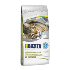 Bozita INDOOR & STERILISED , BEZ DODATKU ZBÓŻ Z Kurczakiem - 2000g